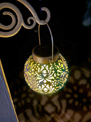 Solar Mandala Lantern - Bronze