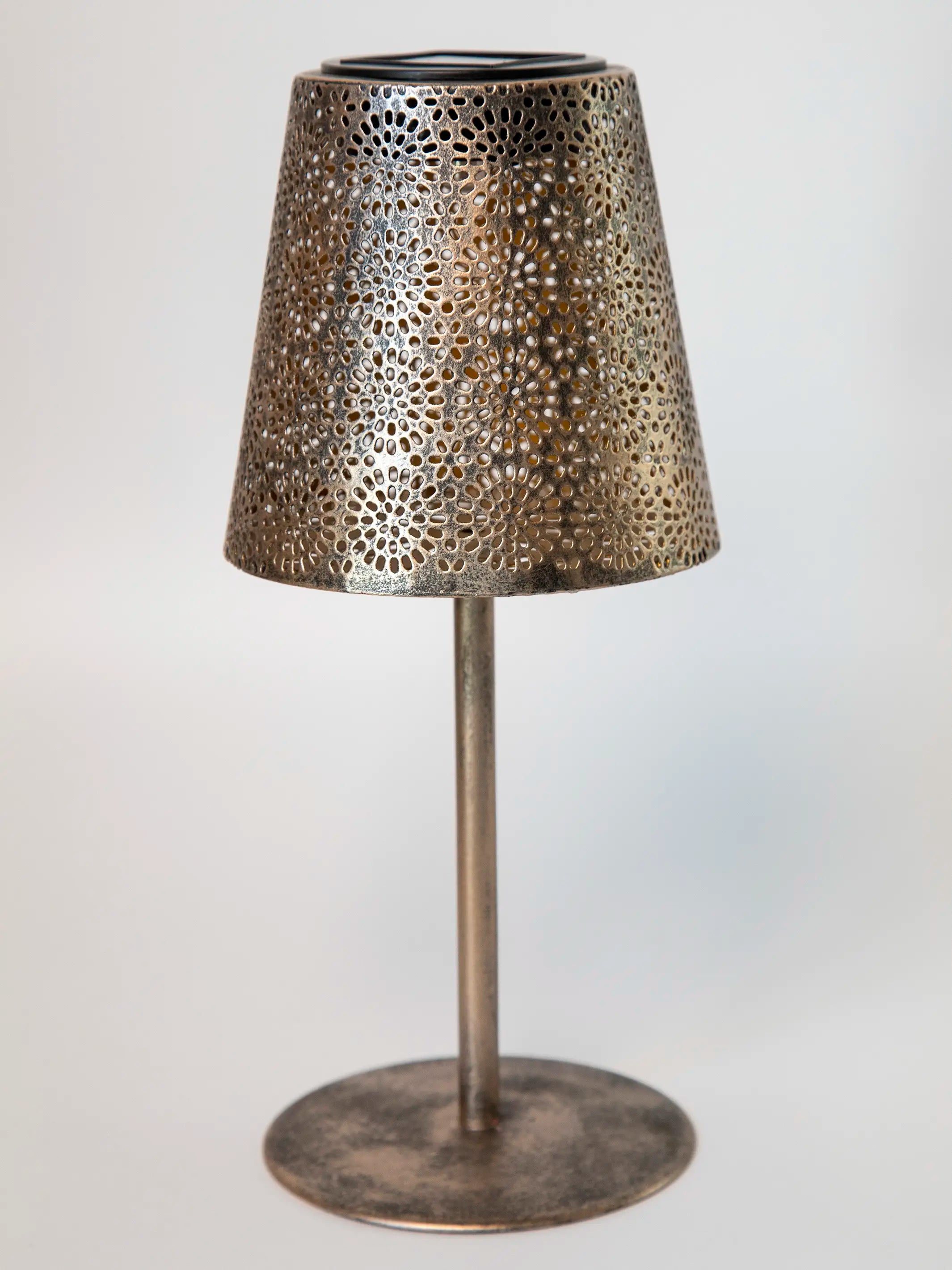Little Solar Mandala Lamp - Bronze