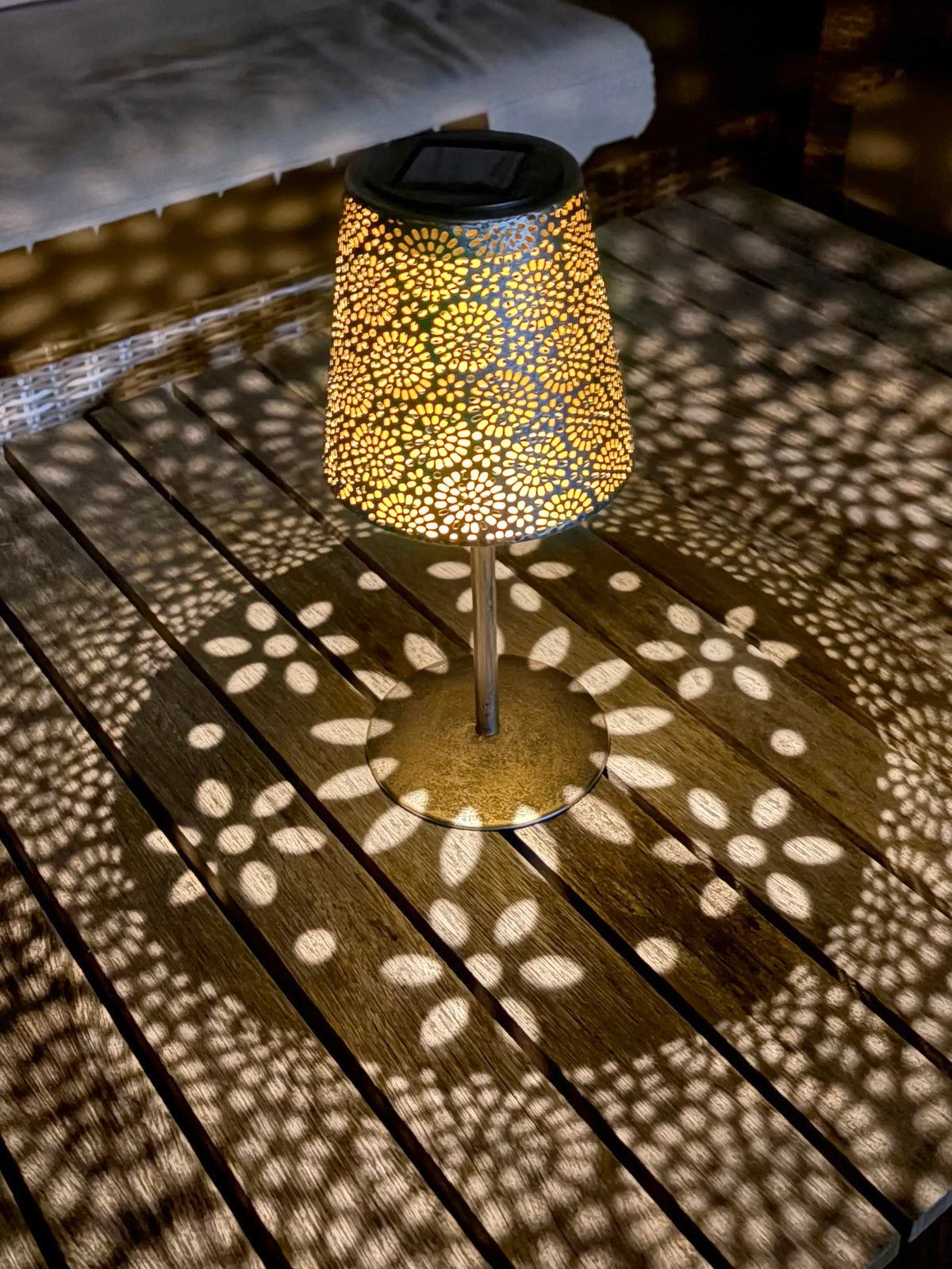 Little Solar Mandala Lamp - Bronze