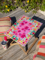 Take Anywhere Table - Pink Daisy