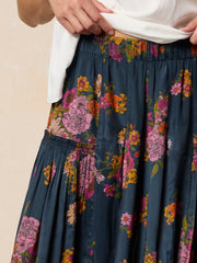 Margaux Wide Leg Pant - English Garden Charcoal