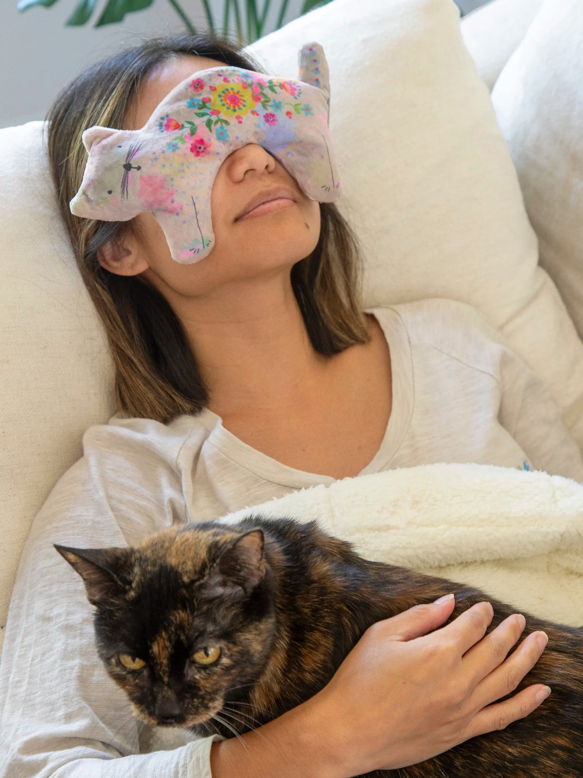Weighted Eye Mask - Cat