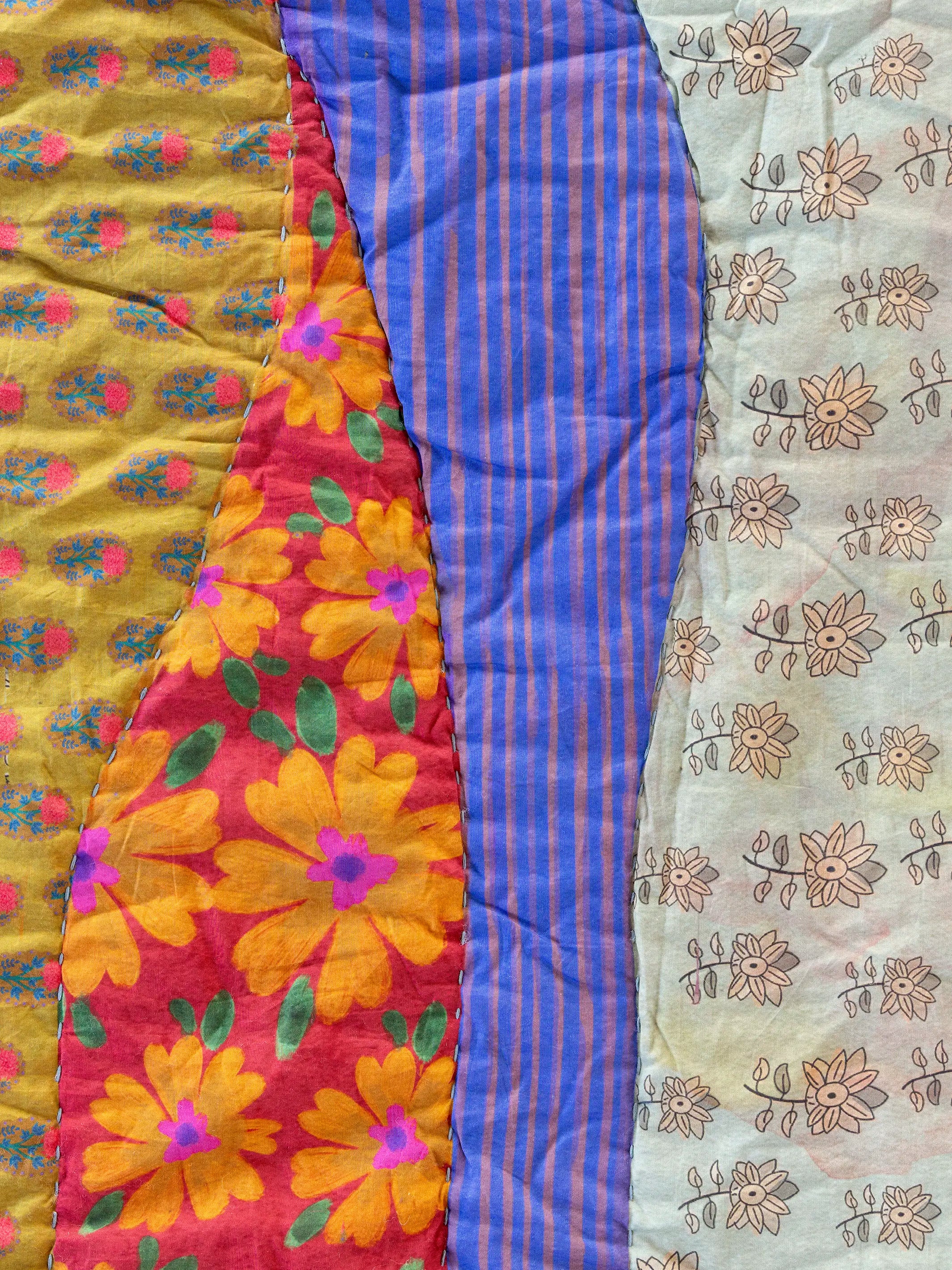 Bungalow Reversible Cotton Shams, Set of 2 - Garden Waves