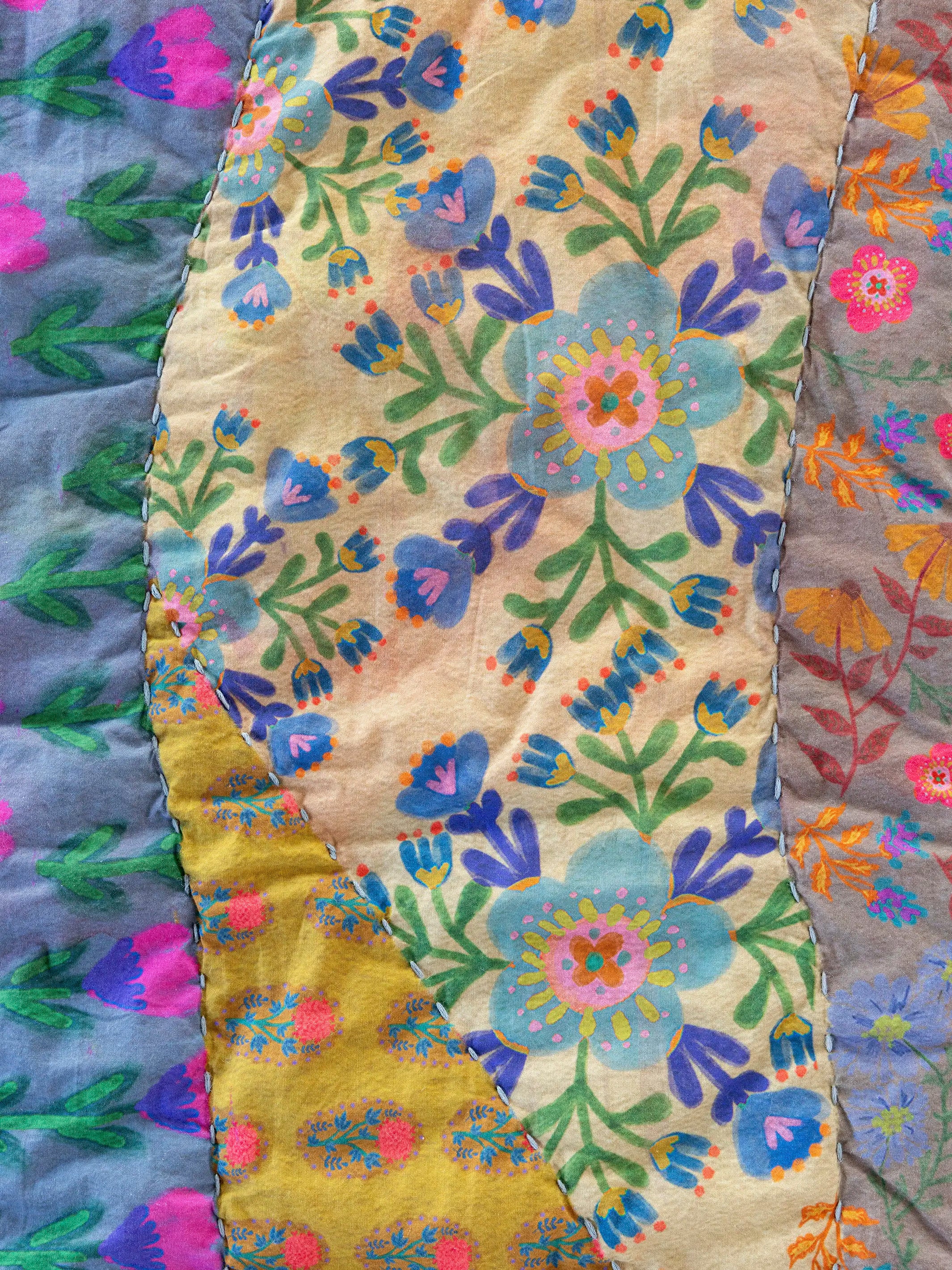 Bungalow Reversible Cotton Shams, Set of 2 - Garden Waves