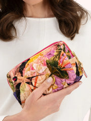 Quilted Velvet Vanity Bag