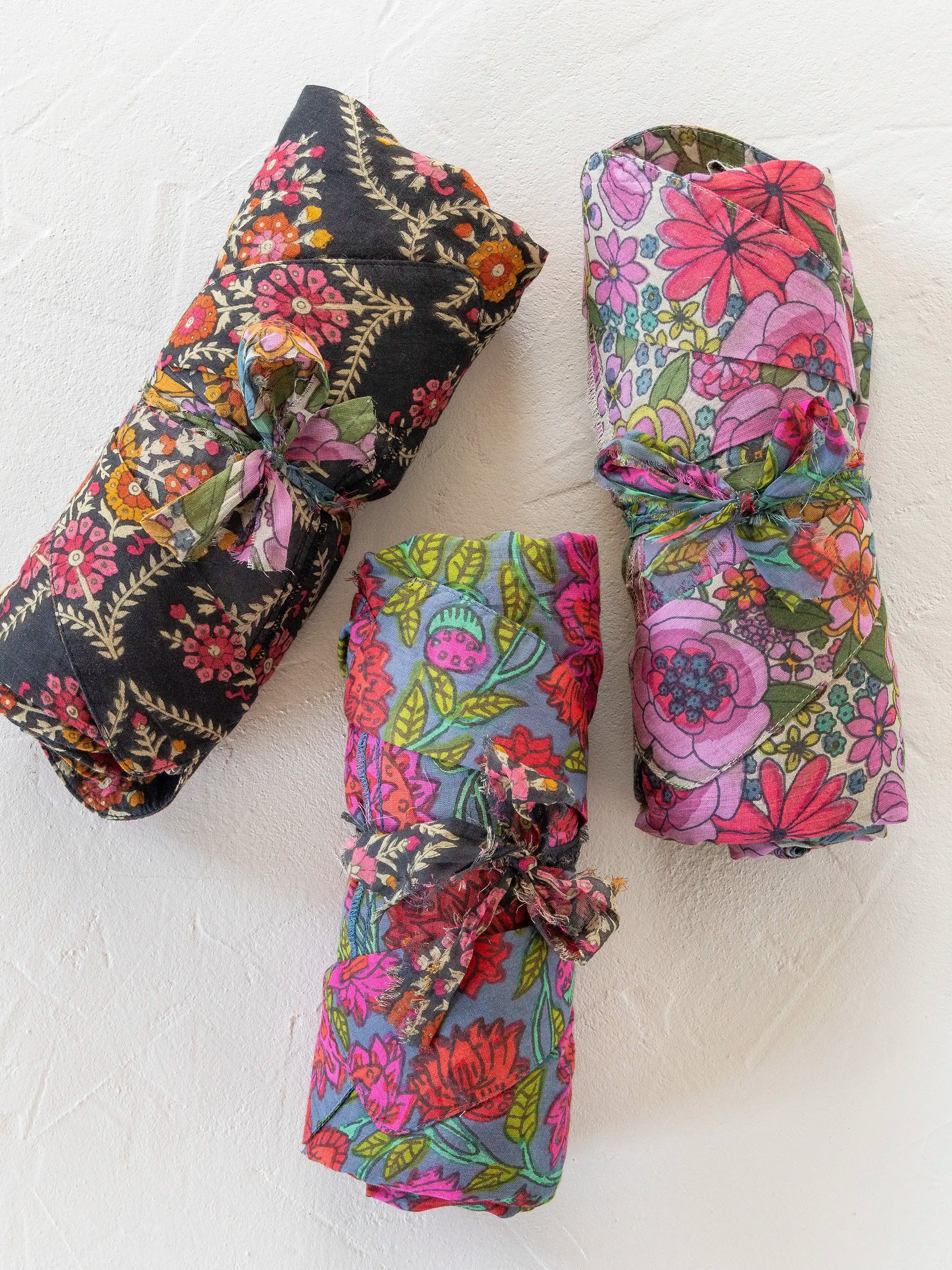 Dreamy Cotton Pajama Set - Drawn Garden Multi