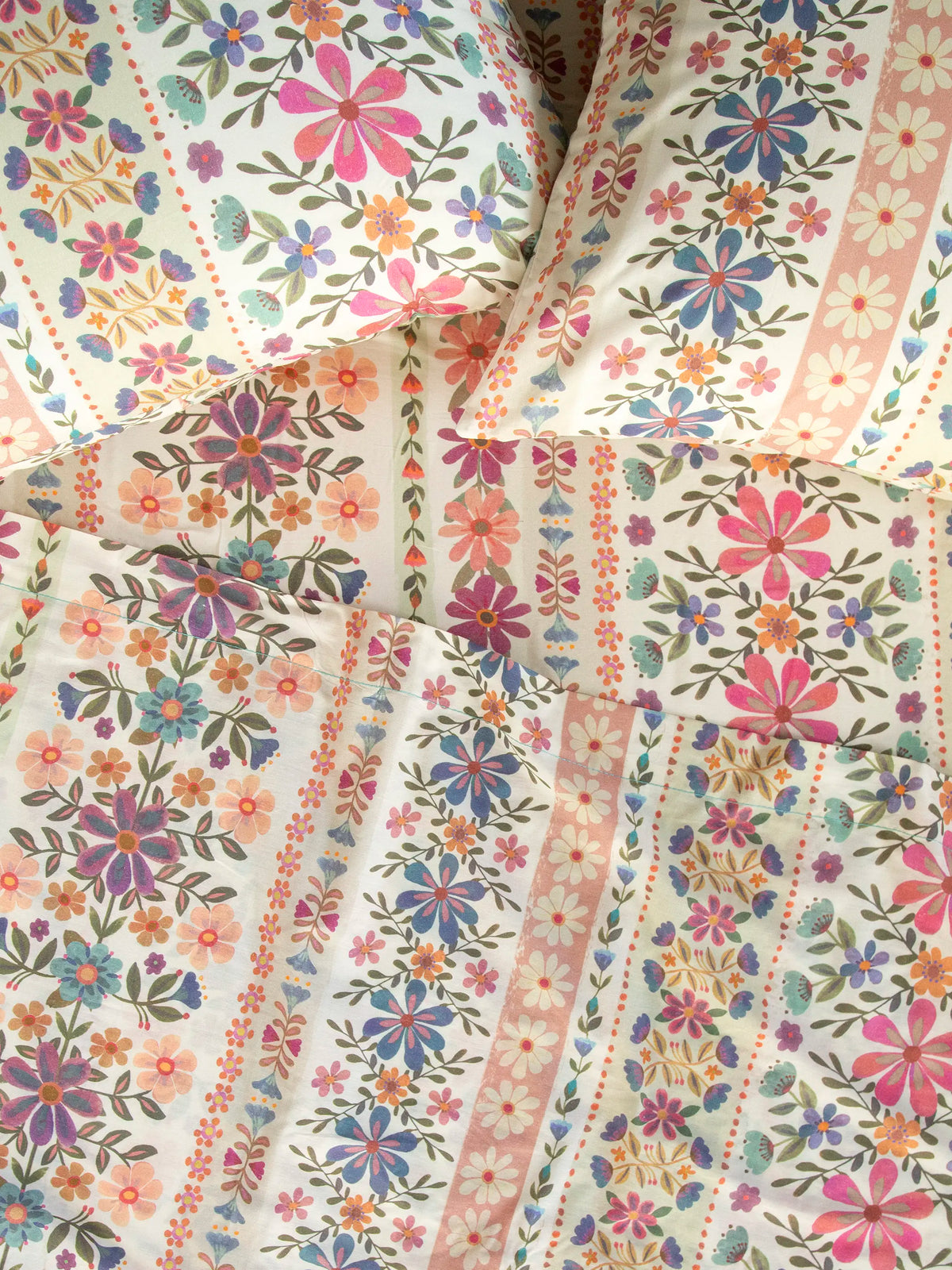 Sooo Soft Cotton Sheet Set - Wildflower Rows