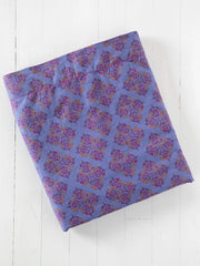 Mix & Match Cotton Flat Sheet - Jewel Stamp