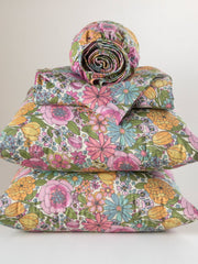 Sooo Soft Cotton Sheet Set - Drawn Garden Multi