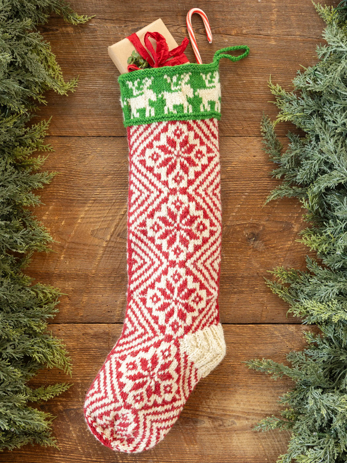 Artisan Stocking - Reindeer