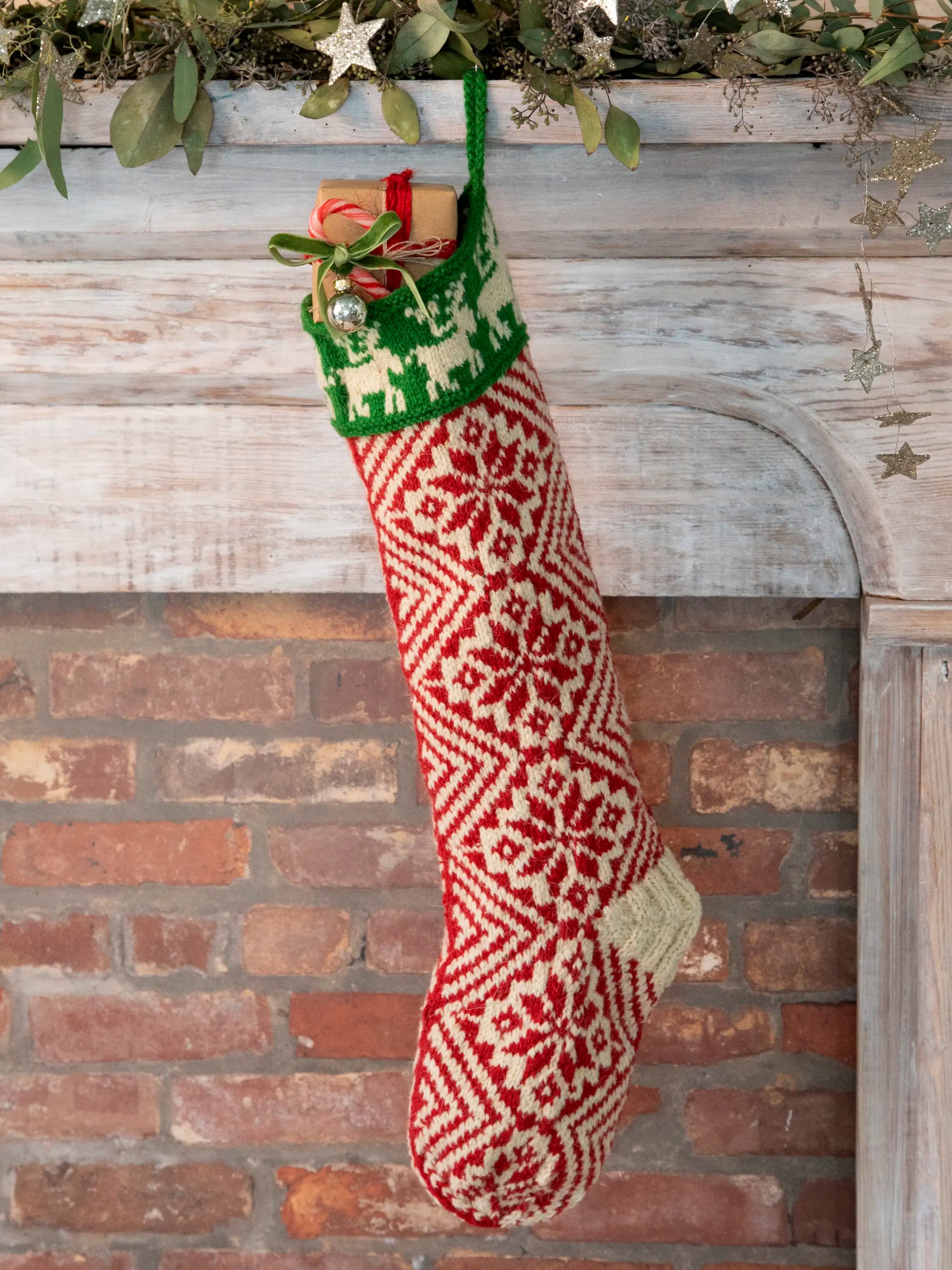 Artisan Stocking - Reindeer