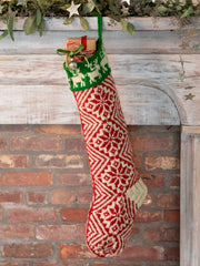 Artisan Stocking - Reindeer