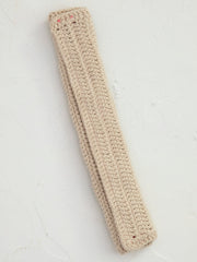 Crochet Seatbelt Cover - Cream