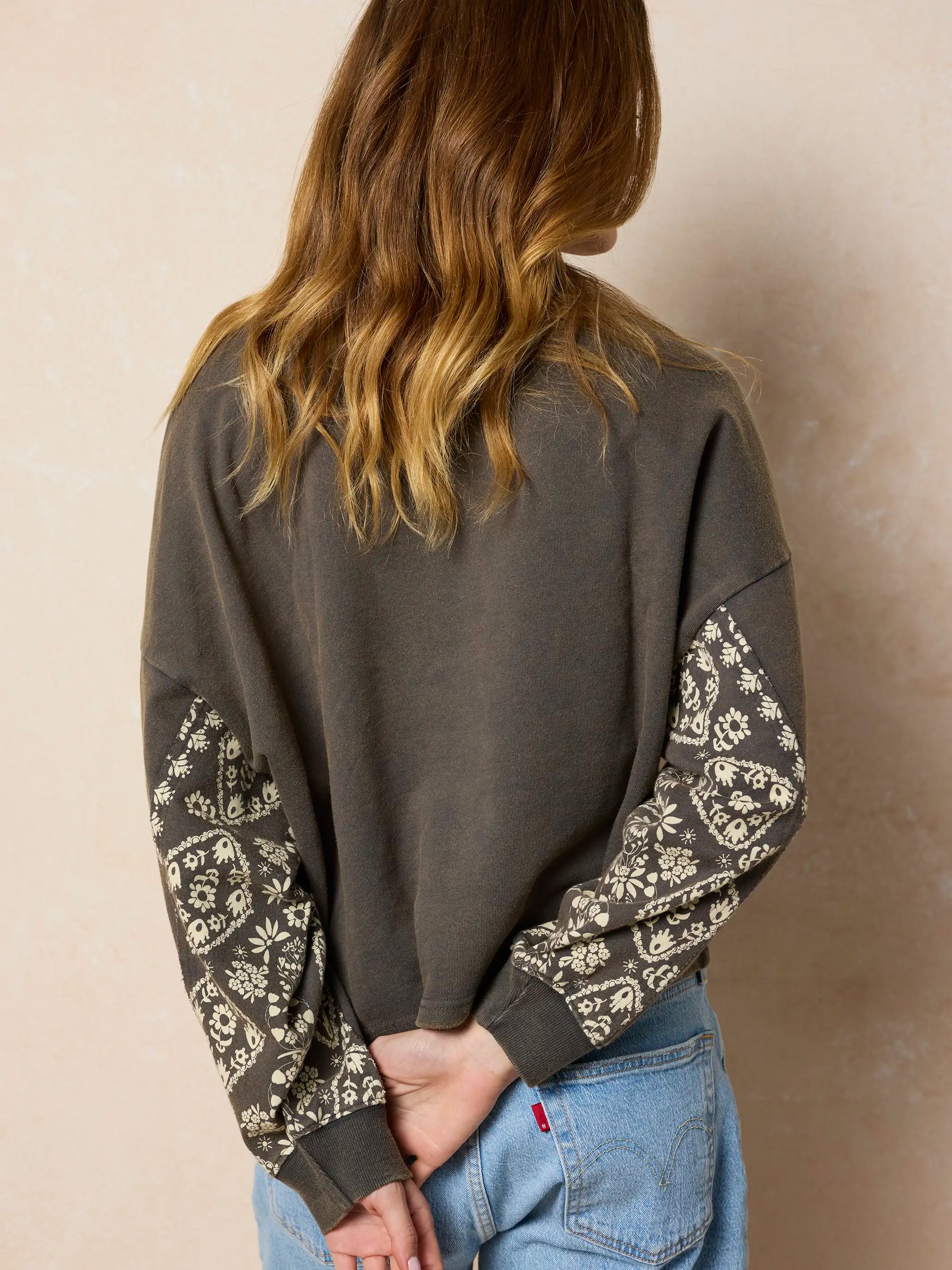 Hayden Cotton Sweatshirt - Charcoal