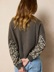 Hayden Cotton Sweatshirt - Charcoal