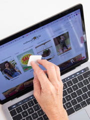 Stick-On Screen Cleaner, Set of 4 - Mushroom