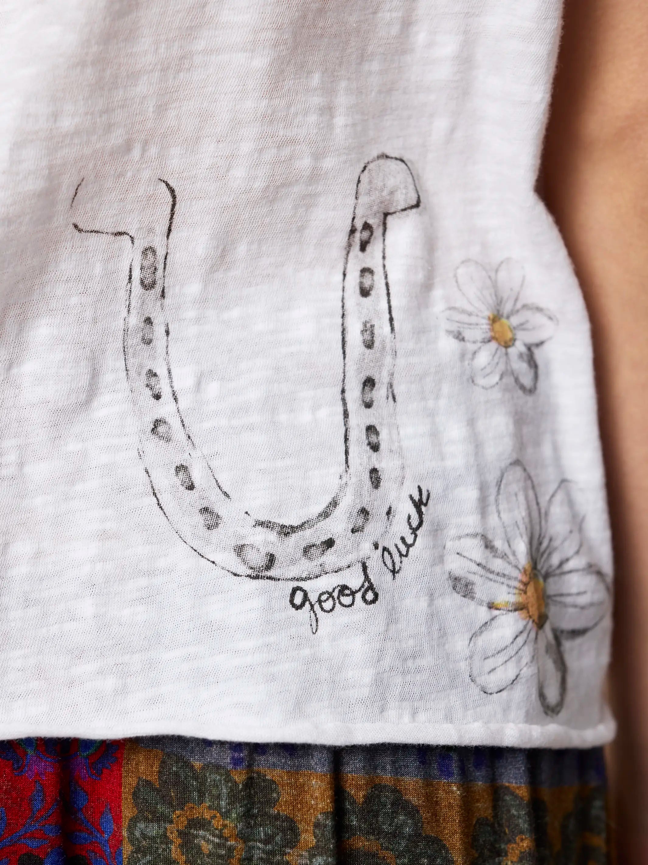 Aidan Cotton Tee - White