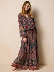 Camille Top - Wildflower Medallion Border