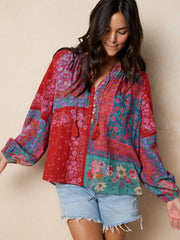 Camille Top - Jewel Positano Scarf