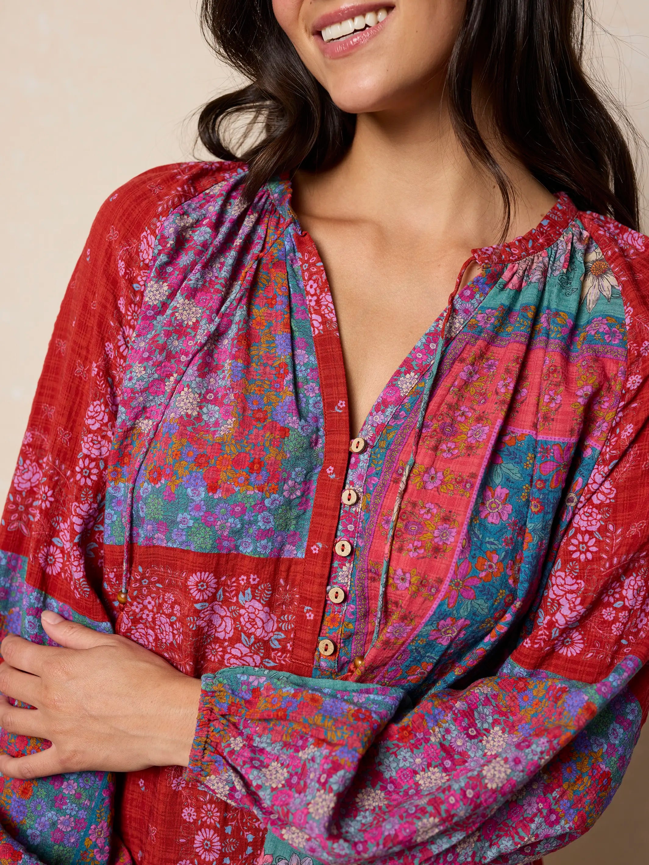 Camille Top - Jewel Positano Scarf