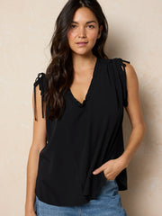 Ramona Sleeveless Top - Black