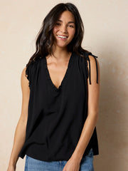 Ramona Sleeveless Top - Black