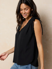 Ramona Sleeveless Top - Black