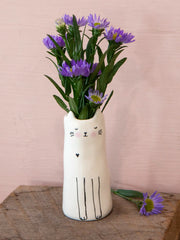 Cutest Little Bud Vase - Cat