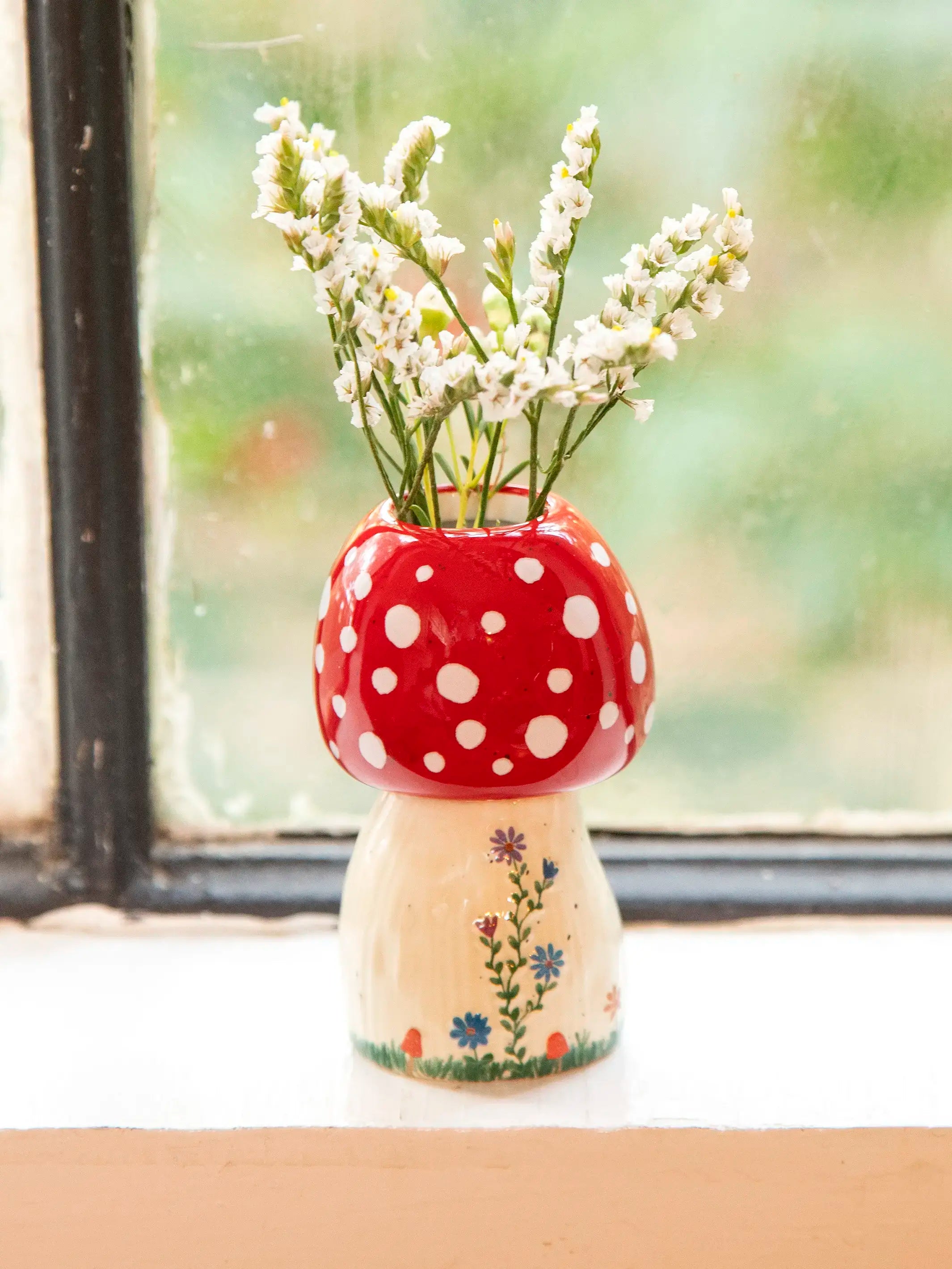 Cutest Little Bud Vase - Mushroom