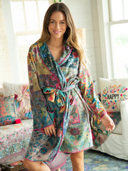 Cozy Blanket Robe - Patchwork Love Mini