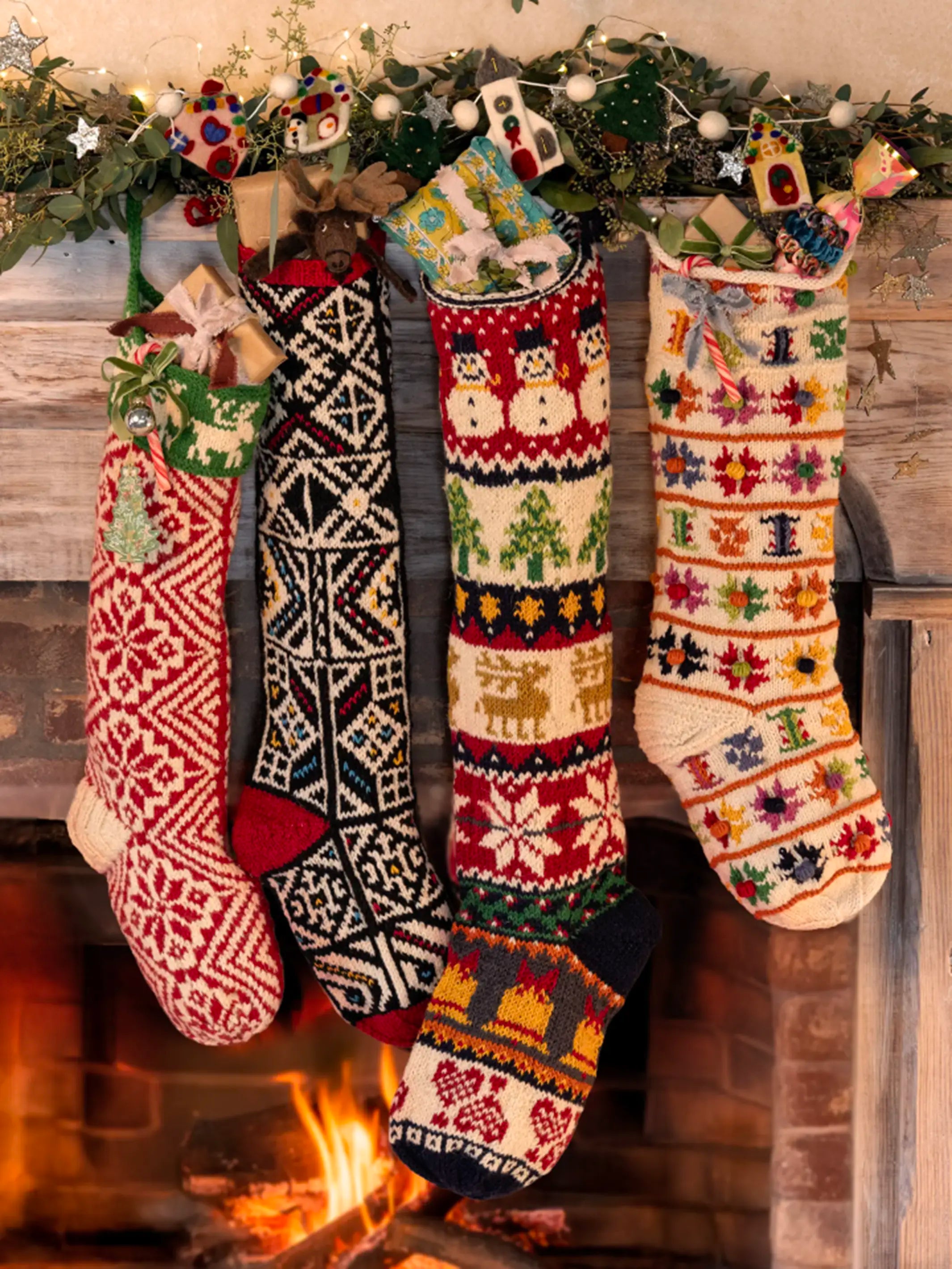 Artisan Stocking - Reindeer