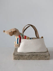 Dani the Dachshund In Carrier